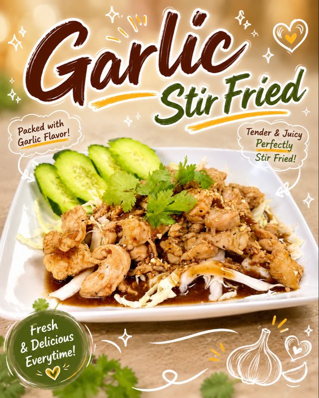 Garlic Stir Fried